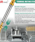 Ultimate JRready Deutsch DTM Connector Pins And Sockets Kit Size 20 gold plated terminal mating cycle for durable connections.