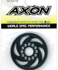 Packaged Pro Grade Spur Gear TCS V2 64P 100T for RC Cars and Models with low friction drive and GS-T6B-100 compatibility