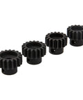 Mod 1 Hardened Steel M1 Pinion Gear Set 15T 16T 17T 18T For 5mm RC Motor Shaft, Beefy Upgrade For 1/8 And 1/10 Scale RC Cars, Trucks, Buggy