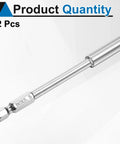 Five Point Five Millimeter Nut Driver Drill Bit Set With Six Point Sockets And Quick Change One Quarter Inch Hex Shank About Four Inches Long Built Tough CR V Steel Bolt Setters For Power Drill And Driver, 2 pieces shown.