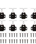 Double Roller Cabinet Latch Set 40 Pcs Soft Cushioned Roller Catches For Doors And Cupboards With Striker And Free Screws Antique Copper Finish