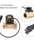 G1 Thread 220V Water Flow Sensor For Booster Pumps With Magnetic Automatic Control Switch High Precision Flow Detection shown