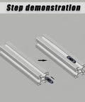 25 Piece 1/4-20 Black T Nut And Bolt Hardware Set fitting into aluminum T-slot track demonstration
