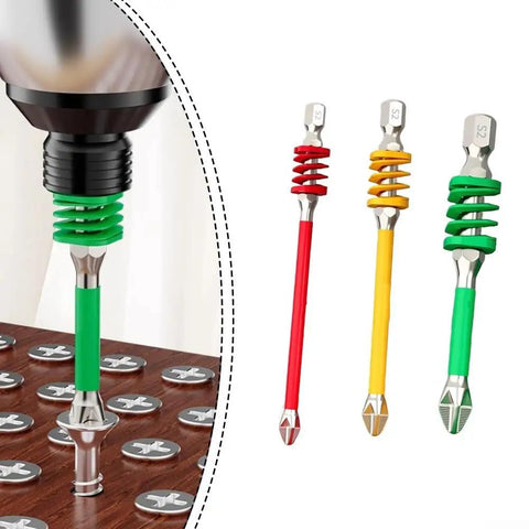 Top Tier Minhe Spring Bit Set For Electric Screwdriver And Drill Kits Featuring Sweet Anti Slip Grip And Shock Absorbing Build To Crush Any DIY Project Or Pro Job With Zero Wobble And Total Control For Every Twist. 6.35mm carbide spring bit set for drill and screwdriver