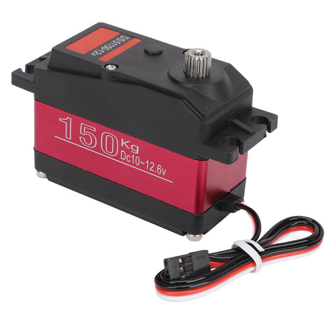 Heavy Duty DS51150 Digital Servo delivering rock solid 150 kilogram torque, 1/5 scale with lightweight frame and wiring.