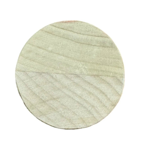 Predrilled Wooden Door Hole Plug For Two One Eighth Inch Holes DIY Ready Hand Made Wafer Style Wood Plug For Door Repair