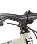 Grafton 26 Inch Mountain Bike For Adults With 21 Speed Aluminum Hardtail Frame showing handlebars and trigger shifters