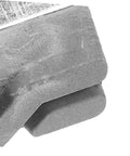Close-up of Rock Solid Rear Disc Brake Pads for Mechanical Road and Gravel Bikes featuring durable material for easy installation.