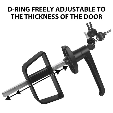 Durable Shed Door Hardware Kit With Hinges Latch Lock And Handle adjustable lock handle with keys