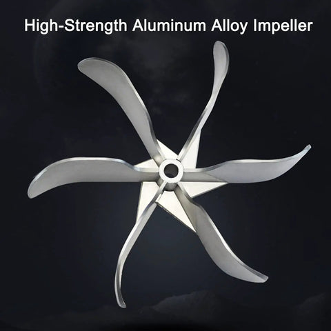 High-strength aluminum alloy impeller for No Sweat Electric Air Blower Pump And Heavy Duty Charcoal Fire Starter.