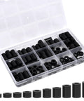M6 Spacer Assortment Kit with Non Threaded Round Washers and Insulated ABS Plastic Standoffs ID 6.2mm OD 11mm, ten sizes visible