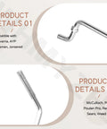 532199918 Brake Linkage Assembly Replacement For Craftsman Husqvarna Lawn Mower Drop In Easy Install Compatible With AYP Jonsered McCulloch Poulan Poulan Pro RedMax Sears Weed Eater And More Durable Metal Part close-up metal brake linkage rod