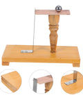 Easy To Use Pendulum Inertia Demonstrator For Physics Labs showing wooden base and metal components