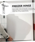 Automatic Fridge Door Closer Hinge Zinc Alloy Self Closing With Precise Positioning For Fridge And Freezer Doors Durable Replacement