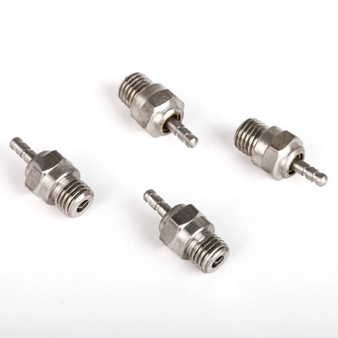 Stainless Steel Thermal Glow Plug Replacement Set for HSP N3 15 to 28 Nitro Engines, showing four durable glow plugs.