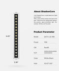 Smooth Triac Dimmable 15W Linear Recessed Lights With Slick White Trim 5 Cct Selectable Premium Led Ceiling Fixtures