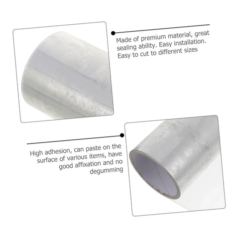 Water Pipe And Basin Seam Sealer Tape For Leak Repair Quick Fix Waterproof Mending Tape With Ultra High Adhesion shown unrolled