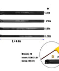 Badass Mini Metal Lathe Boring Bar Set With Versatile Shank Tool Holders And CCMT Carbide Turning Inserts for precision steel cutting.