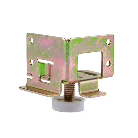 Rock Solid 4 Pack M8 Adjustable Cabinet Leveling Feet Heavy Duty Metal Furniture Stabilizers, rust-resistant metal construction.