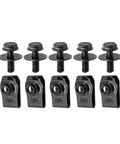U Shaped Fastener Kit M6 With Self Tapping Screws For Panels 20 Piece Iron Clip And Screw Set Gasket Enhanced Fit for assembly