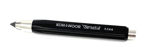 Black Mechanical Clutch Lead Holder Pencil For Butter Smooth Graphite Marking And Straight Fire Line Quality with silver accents.