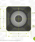 Diagram of Built Tough 4 Bolt Flange Bearing Unit For Mixers Crushers Bore One And Eleven Sixteenths Inch Bolt Circle