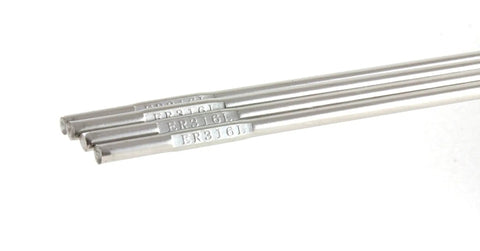 ER316L TIG Stainless Steel Welding Rod Pro Grade Thirty Six Inch Long One Sixteenth Inch Diameter Five Pound Pack For Welding 316 317 And 304L Stainless Steel Suited For Cryogenic Service Down To Minus 452 Degrees F