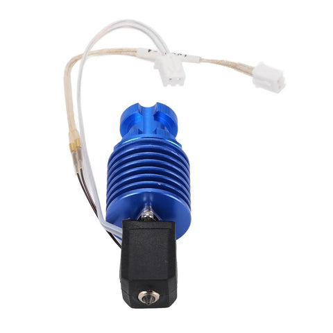 Upgraded V6 Hot End Kit With 0.4mm Nozzle And 60W Ceramic Heater For Ender 3 Pro V2 Prusa i3 MK3S MK3 MK2S 3D Printer Parts Durable Wear Resistant Steel Nozzle Compatible 1.75mm Filament, blue hot end with wires and nozzle