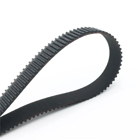 Awesome 20T And 40T HTD 3M Timing Belt Pulley Set With Dual Reduction Ratios Smooth Power Transmission For Custom Machinery Using High Quality Aluminum Alloy Synchronous Wheel Kit, black HTD belt close-up
