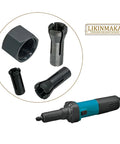 Collet Cone Set For Die Grinders Five Piece Kit with various cones and nut, includes parts for precise grinding and polishing applications.