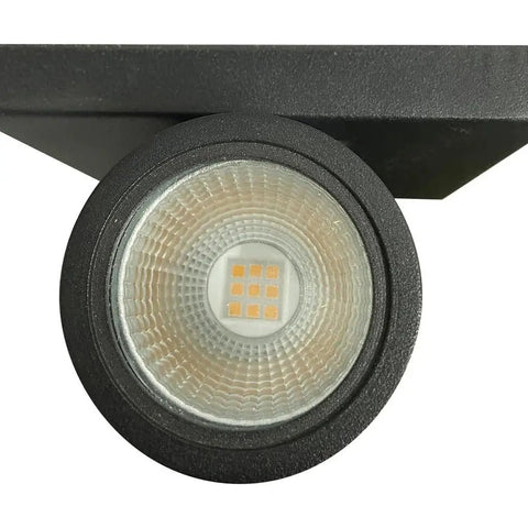 Close-up of LED bulb in Two Light Outdoor LED Up And Down Wall Sconce 20W 120-277V White Finish