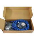 Open box with USB Handwheel Control Handle For CNC Machines, 4 Axis And 6 Axis System Compatible, blue cable visible