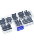 Get This Awesome 66-Piece Solder Type DIP IC Socket Kit With 8 Pin Sizes For Fast Electronics Projects And Circuit Board Work Today, plastic case