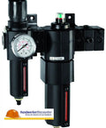 Heavy Duty Industrial Spray Paint Unit With Built In Filtration And Regulator System,  filters and gauges for pressure control.