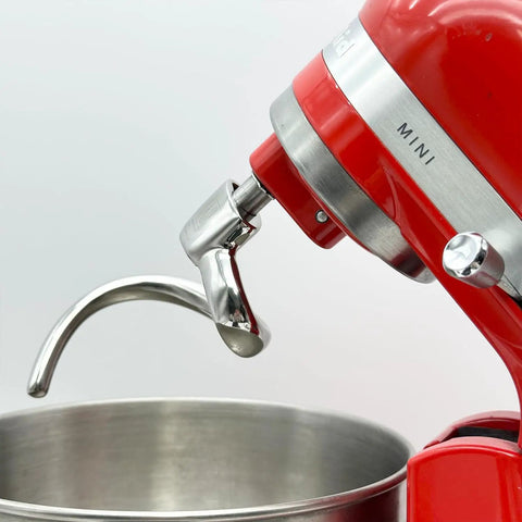 Beefy Spiral Dough Hook Replacement For Three Point Five Qt Tilt-Head Mixers, 18 8 Stainless Steel, No Coating in use on mixer