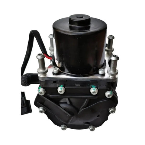 Electric Auto Vacuum Pump Compatible With BYD Tang Brake Booster Assembly, front view showcasing black motor and mounting details.