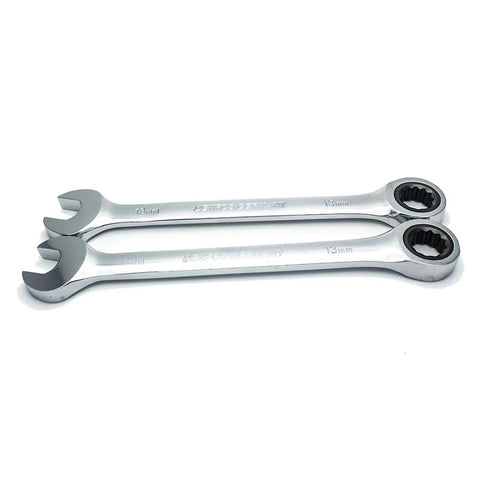 Ratchet Spanner Set 19mm Gear Wrench Tools With Anti Rust Finish Easy Grip Combination Wrenches