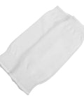 Built Tough Cut Resistant Forearm Sleeves Featuring Sweat Wicking Hppe And Reinforced Fiberglass Weave to shield arms, white, stretchy design.