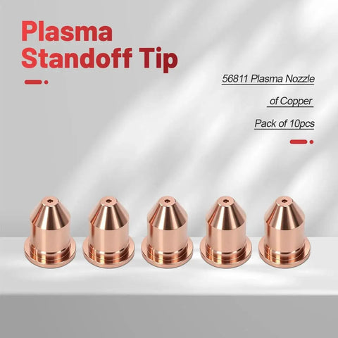23Pc Plasma Electrode And Nozzle Kit For IPT-45 45A Plasma Torch Including 10 Electrodes 10 Nozzles Shield Swirl Ring Standoffs