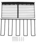 Heavy Duty Wall Mounted Power Tool Organizer With Massive Capacity Steel Drill Rack For Garage Storage Quick Screw Mounts and rock solid grip