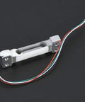 0 To 100 Gram Parallel Beam Load Cell Sensor For Tiny Scales, aluminum alloy weight sensor, wires visible, on black background