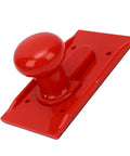 Hardcore Jointer Push Block For Bulletproof Safety Cuts With Rugged Abs Shell And Comfy Grip, durable red design.