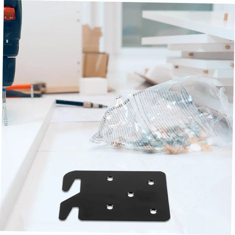 Rock Solid Heavy Duty Bed Frame Brackets And Iron Bed Rail Fasteners Lock It Down Tight replace wobbly crib parts with steel bracket.