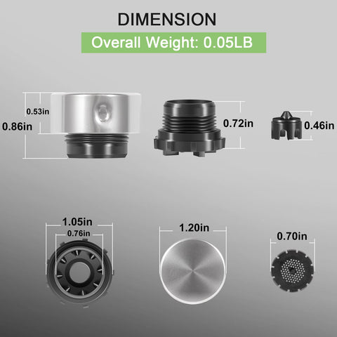 Dimensions of 2-Pack 630-7500 Vacuum Breaker Repair Kit For Anti-Siphon Wall Hydrants with weight 0.05LB