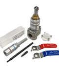 1 Inch Push Fit Isolator Valve Complete Kit Copper Pex Tubing, includes valve and installation tools for emergency plumbing.