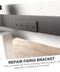 Barn Door Track Stopper And Flat Mending Plate Kit For Heavy Duty Door Repair 4 Hole Brace Connector in use