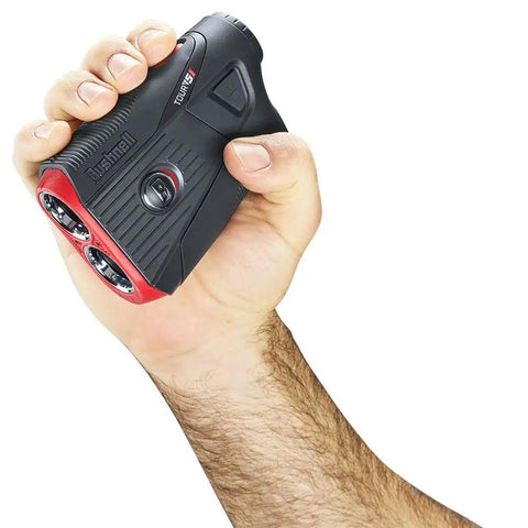 Tour V5 Shift Patriot Pack Golf Rangefinder With Slope Switch And Legal Tournament Mode When Slope Is Off BITE Magnetic Cart Mount
