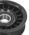Fauitay Drive Belt Idler Pulley Set 2 Pcs smooth black plastic pulley with metal bearing for Fairlane AU BA BF NF NL models 1995 to 2007.