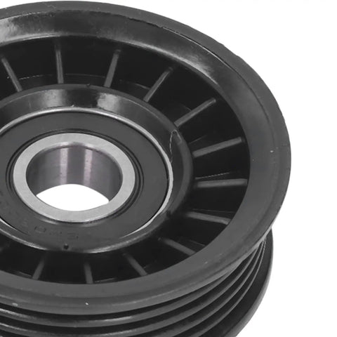 Fauitay Drive Belt Idler Pulley Set 2 Pcs smooth black plastic pulley with metal bearing for Fairlane AU BA BF NF NL models 1995 to 2007.
