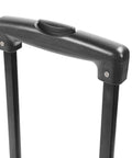 Foldable Hand Truck Heavy Duty Cart With Robust Tray 110 Lb Capacity For HVAC Pros And Electricians Space Saving Design Ergonomic Handle close-up